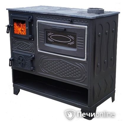 Отопительно-варочная печь МастерПечь ПВ-05С с духовым шкафом, 8.5 кВт в Горно-Алтайске